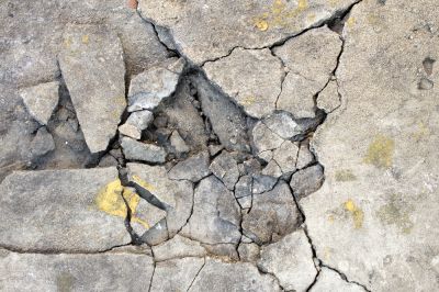 Cracked Concrete Can be Dangerous